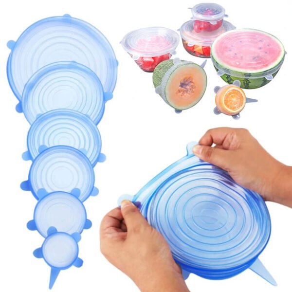 Kitchen Storage Silicone Covers 1