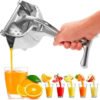 Manual Juice Squeezer Aluminum Alloy Hand Pressure Juicer