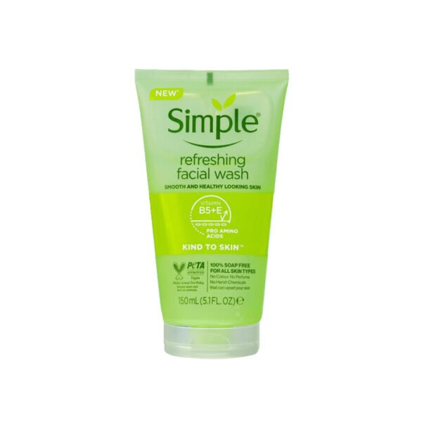 Simple Kind to Skin Refreshing Face Wash Gel 150ml 2