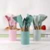 12pcs Silicone Kitchen Utensil Set with Holder (3)