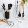 12pcs Silicone Kitchen Utensil Set with Holder (5)