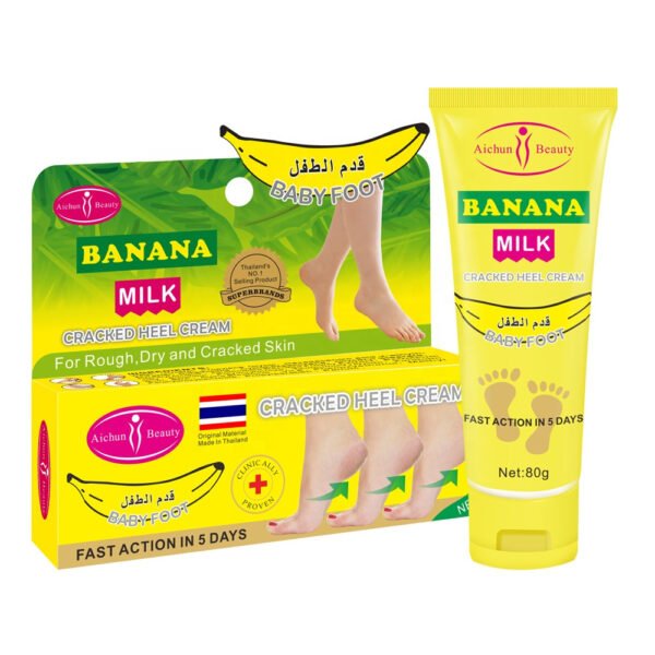 Banana Milk Extract Cracked Foot Massage Cream (3)