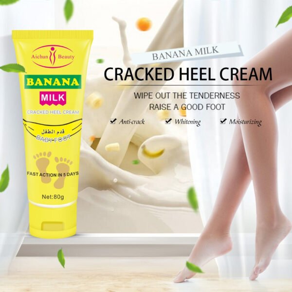 Banana Milk Extract Cracked Foot Massage Cream (4)