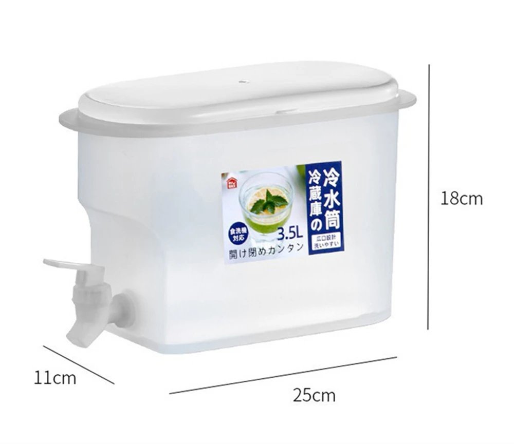 Cold Water Bucket With Faucet Refrigerator Jug Dispenser Water Kettle