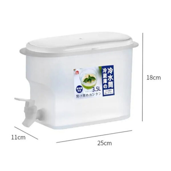 Cold Water Bucket With Faucet Refrigerator Jug Dispenser Water Kettle (1)