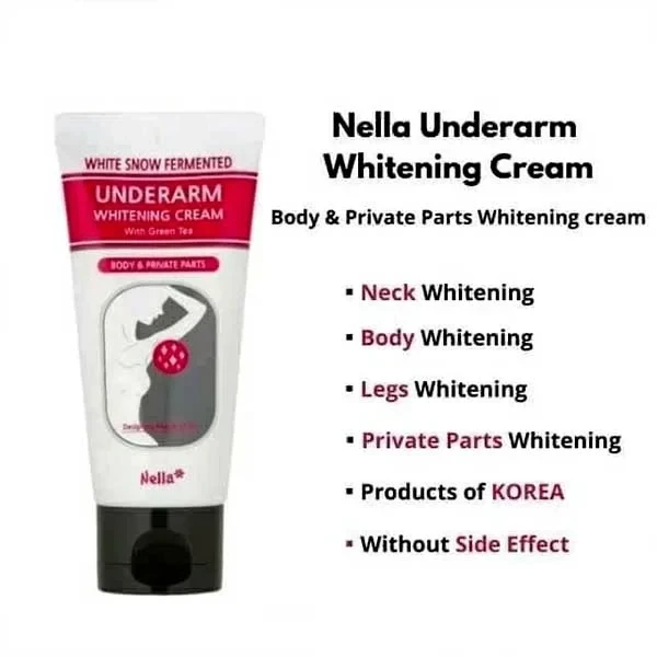 Nella White Snow Fermented Underarm Whitening Cream With Green Tea - 50ml (2)